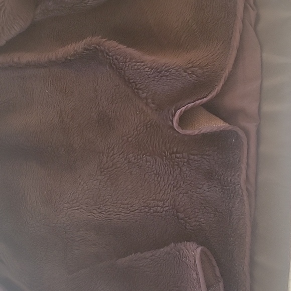 VTG Brown Leather Jacket Biker Motorcycle Zip in Fur Lining Size 38 - Picture 5 of 10